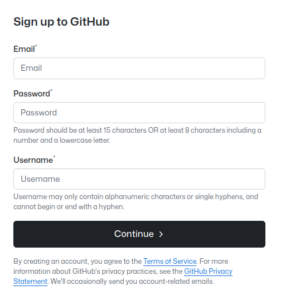 Crear cuenta en GitHub – Proyectos IT